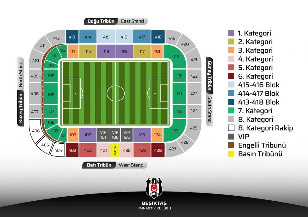 Beşiktaş oturma planı